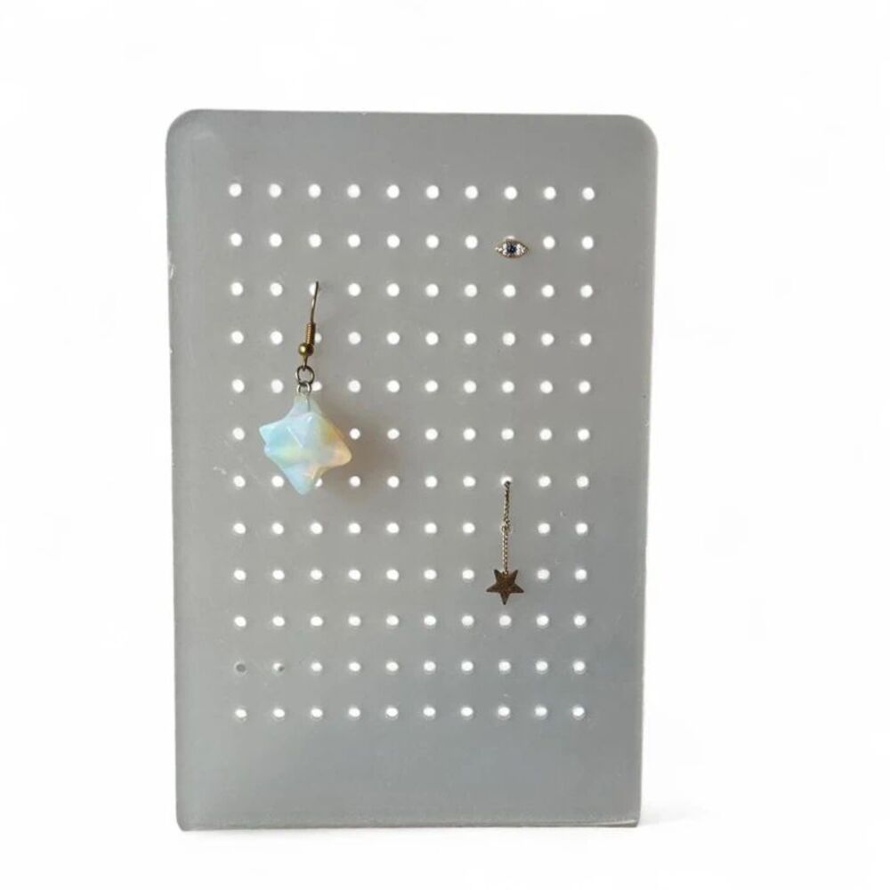clear acrylic earring organizer display